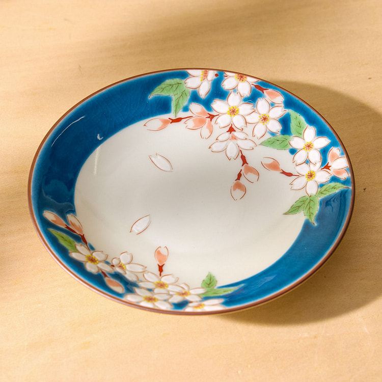 Sakura Kutani Ware Dish