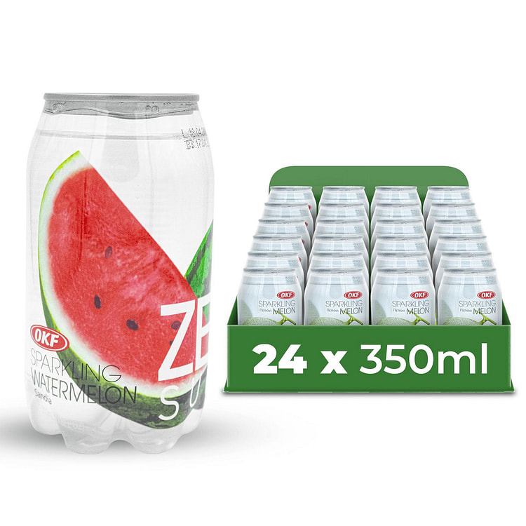 OKF Sparkling Juice Water Beverage Watermelon 24pk