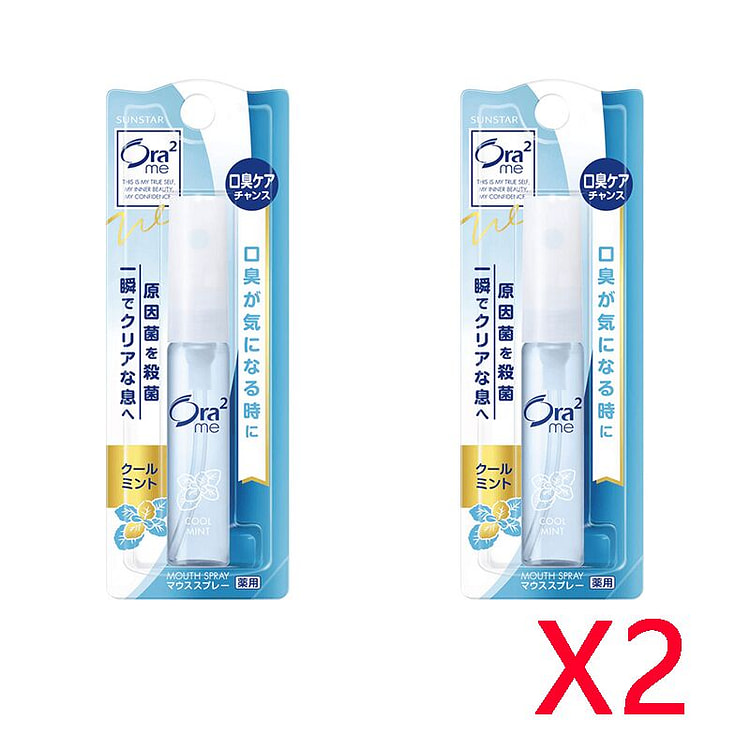 Ora2 Mint Mouth Spray 6ml 2 packs 1 each