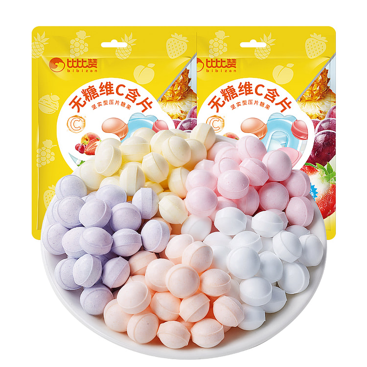 Bibizan Sugar-free Vitamin C Lozenges 100g*3 bags 300 g