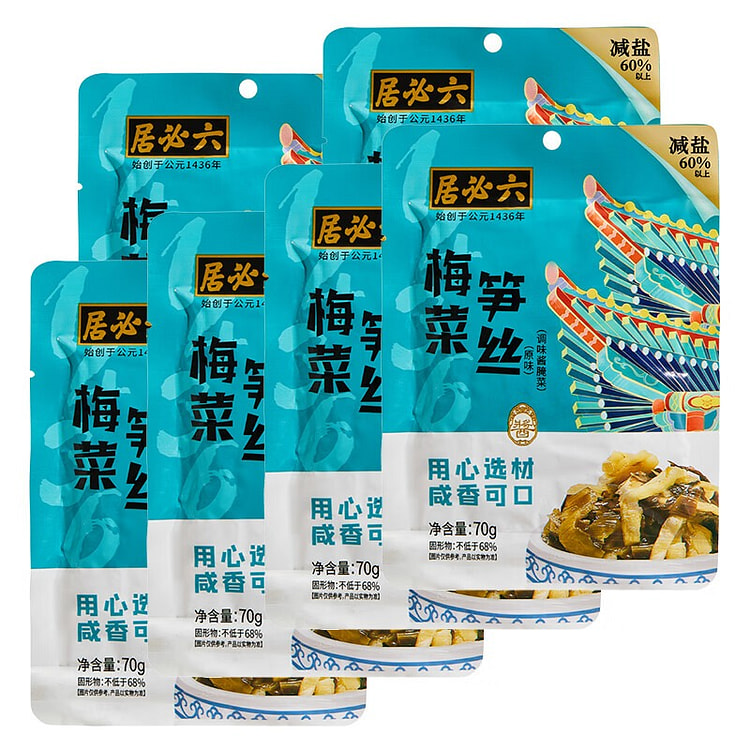 六必居 梅菜笋丝 下饭菜方便小菜 420 克