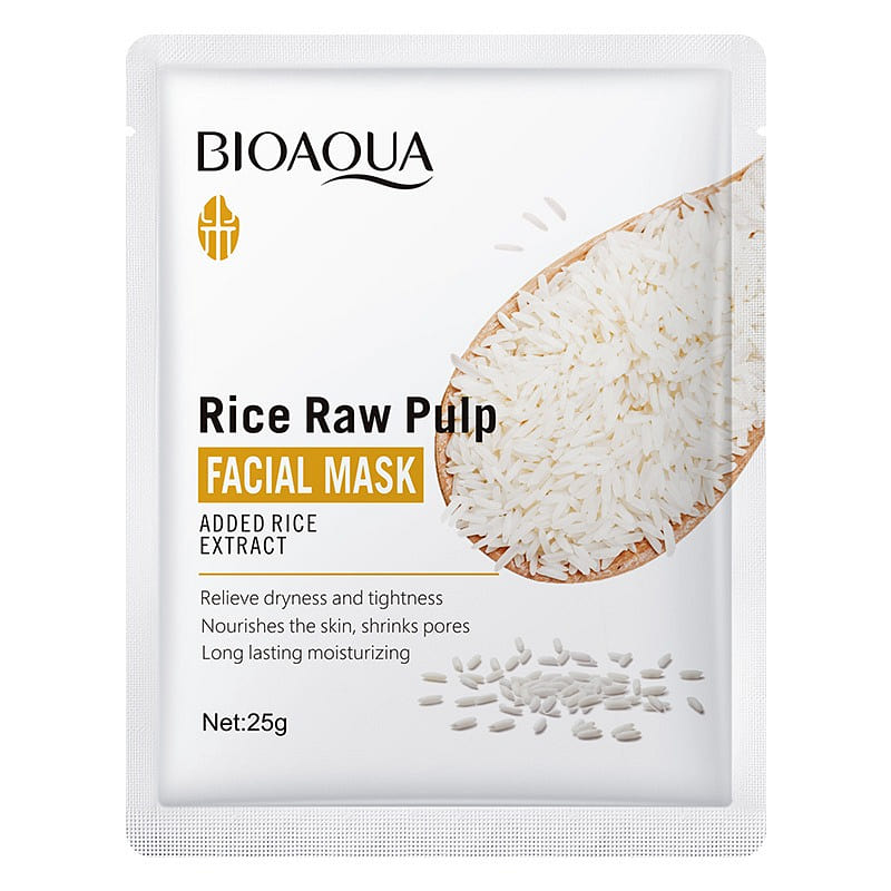 BIOAOUA Skincare Rice Essence Mask 5-Pack 1 each