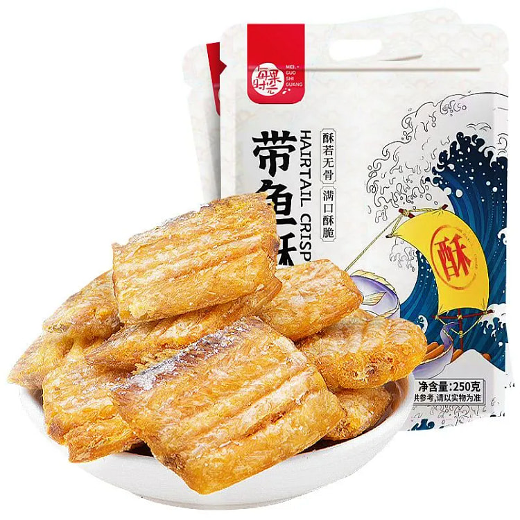 每果时光即食带鱼酥香酥带鱼250g*1袋 250 克