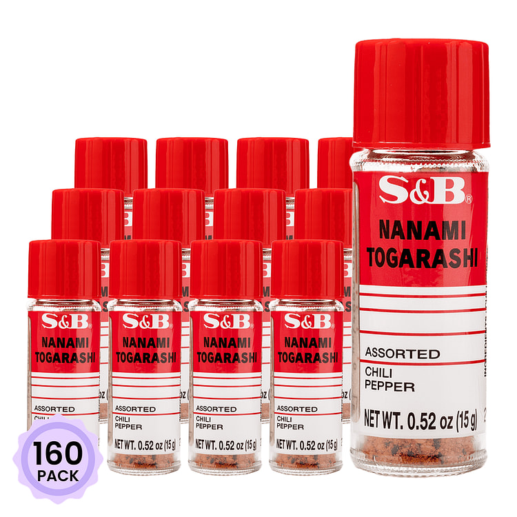 S&B 七味辣椒粉 0.52 盎司*160 包