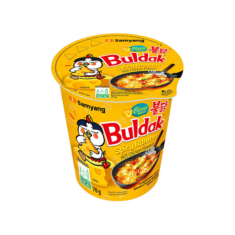 Samyang Buldak Cheese Ramen Cup (70g) (Korea)