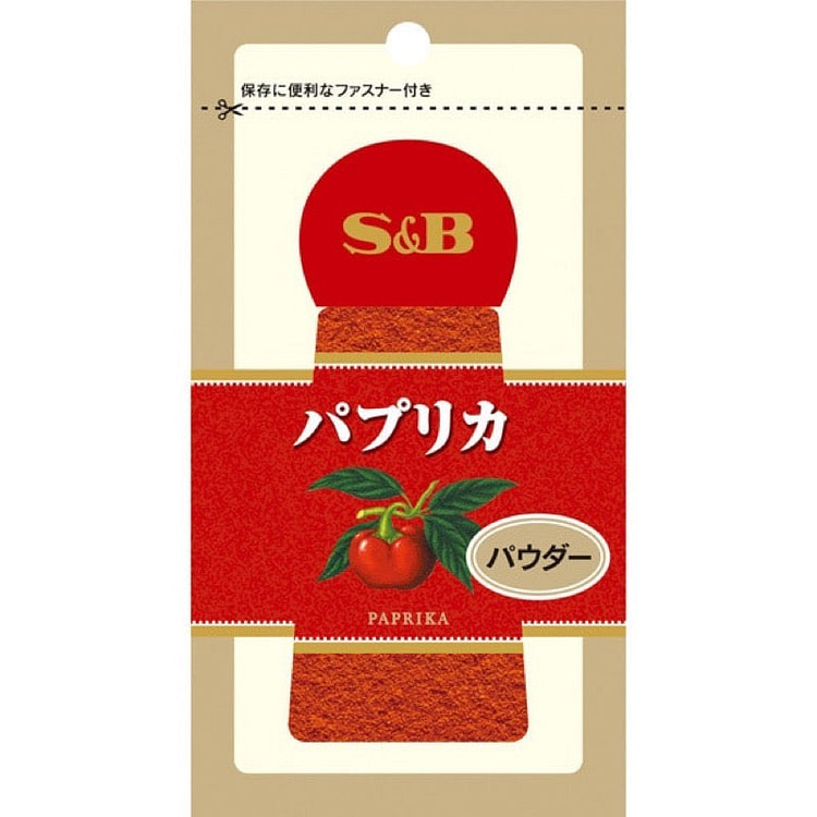 S&B Paprika Powder Resealable Bag 15g 1 each