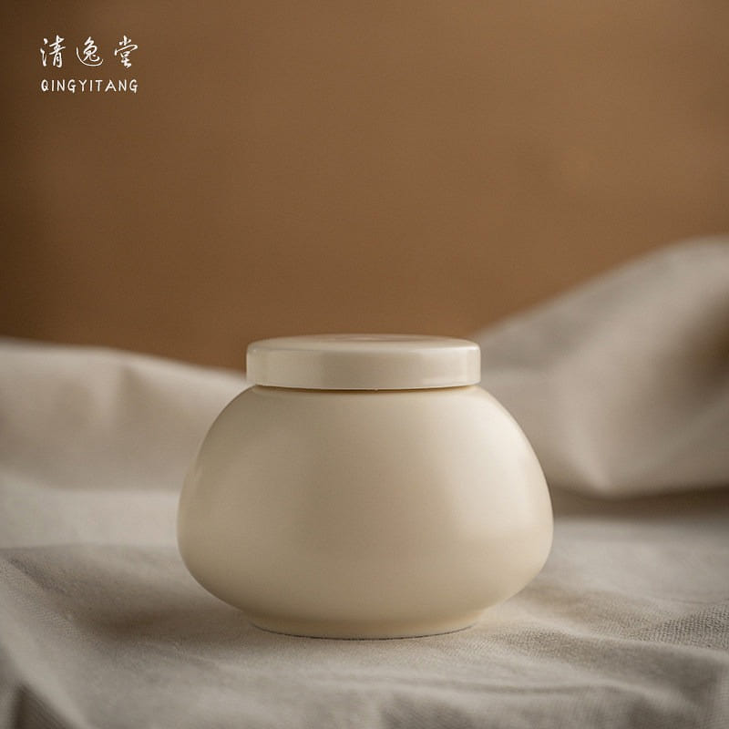 Japanese style minimalist tea can with milk tea co 1 count