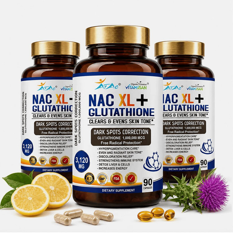 3X NAC N Acetyl Cysteine | 270 CAPSULES | 3120 MG 3 bottle