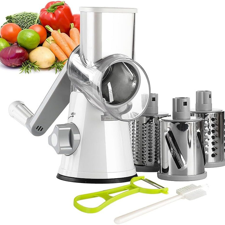 旋转式奶酪磨碎机手摇曲柄，厨房切碎机 1 个