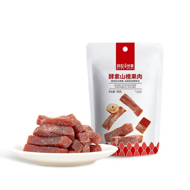 【薛记炒货】酵素山楂果肉 休闲零食