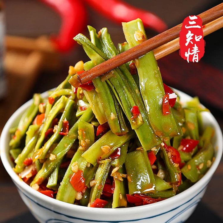 三知情 贡菜香辣开味 嘎嘣脆湖南特产 280g*1瓶装