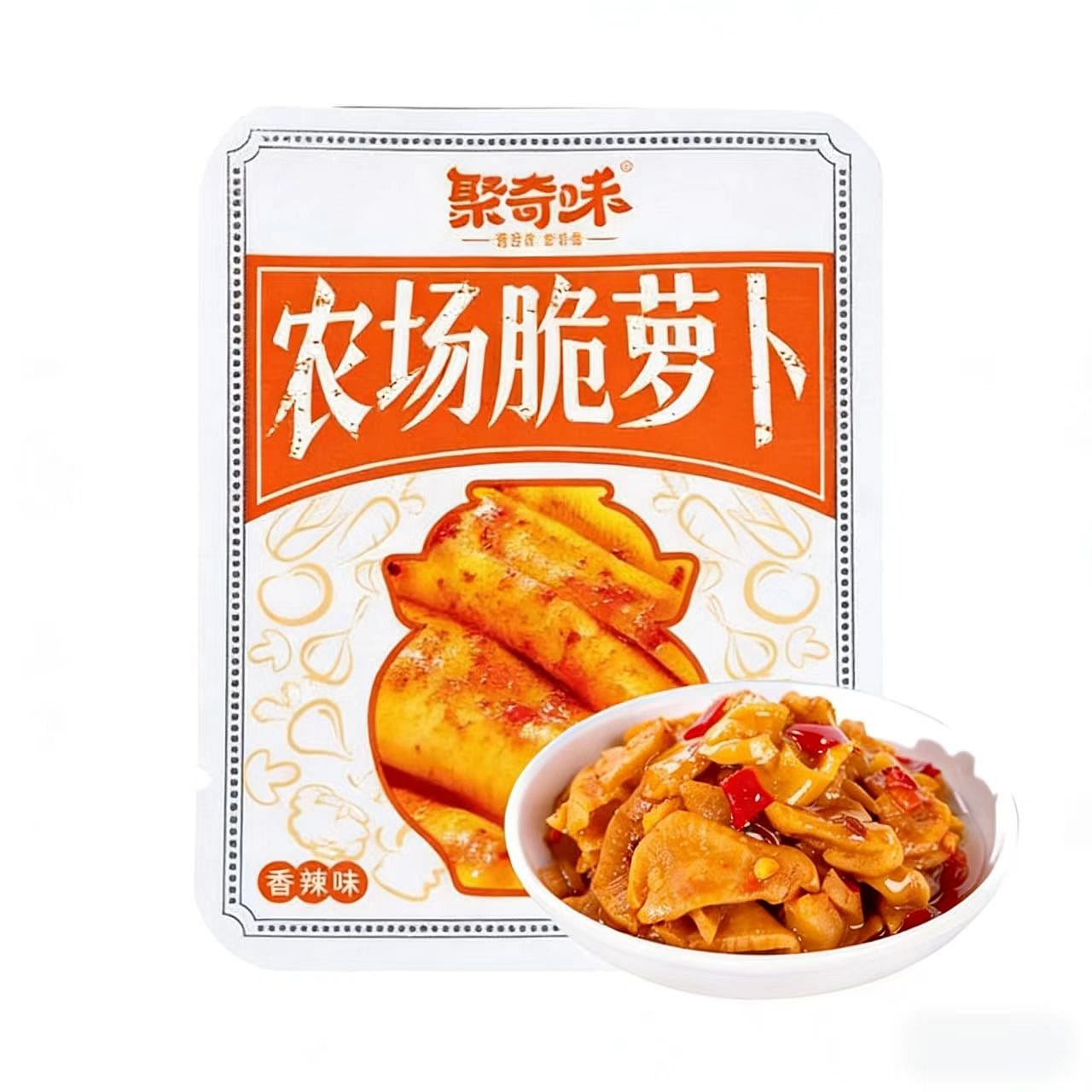 聚齐味 农场脆萝卜 160g 160 克
