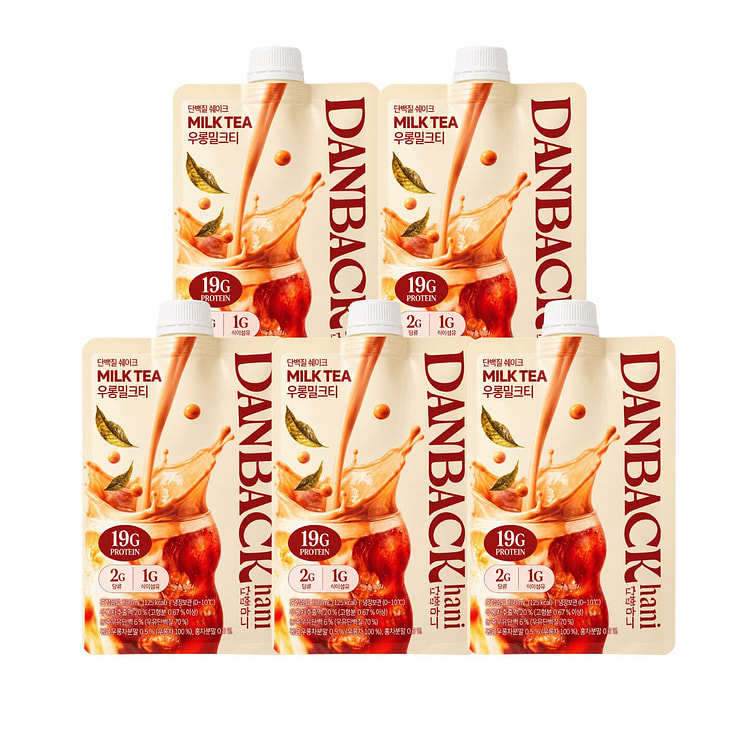 DANBACK HANI Protein Shake Oolong Milk Tea Flavor 5 pack