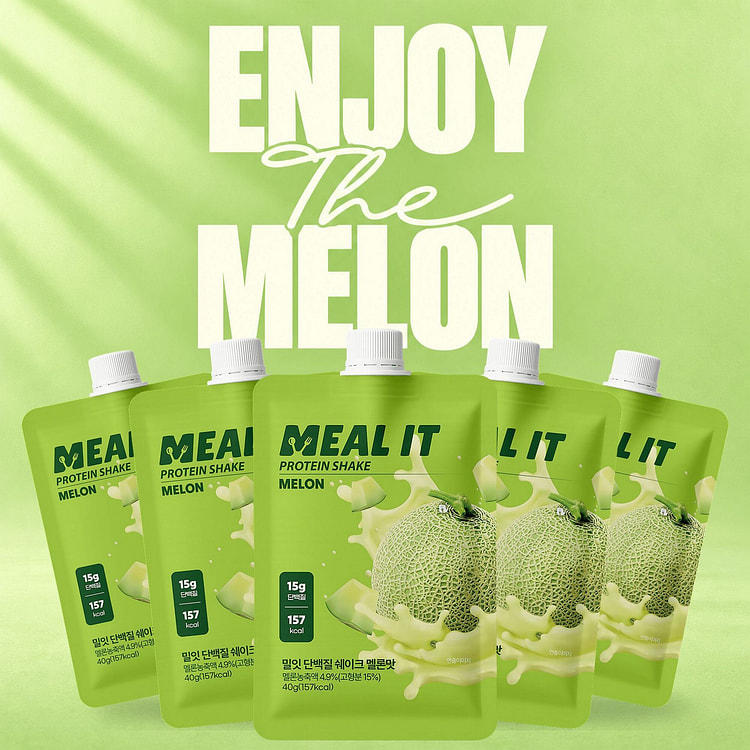 MEAL IT PROTEIN SHAKE MELON Bundle 5PK 40 g
