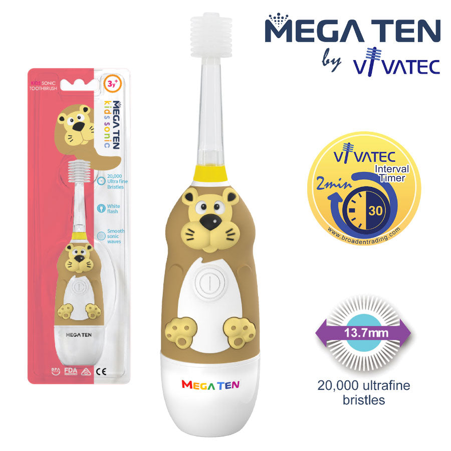 MEGA TEN 360 Sonic Toothbrush - Lion 1 ส่วน