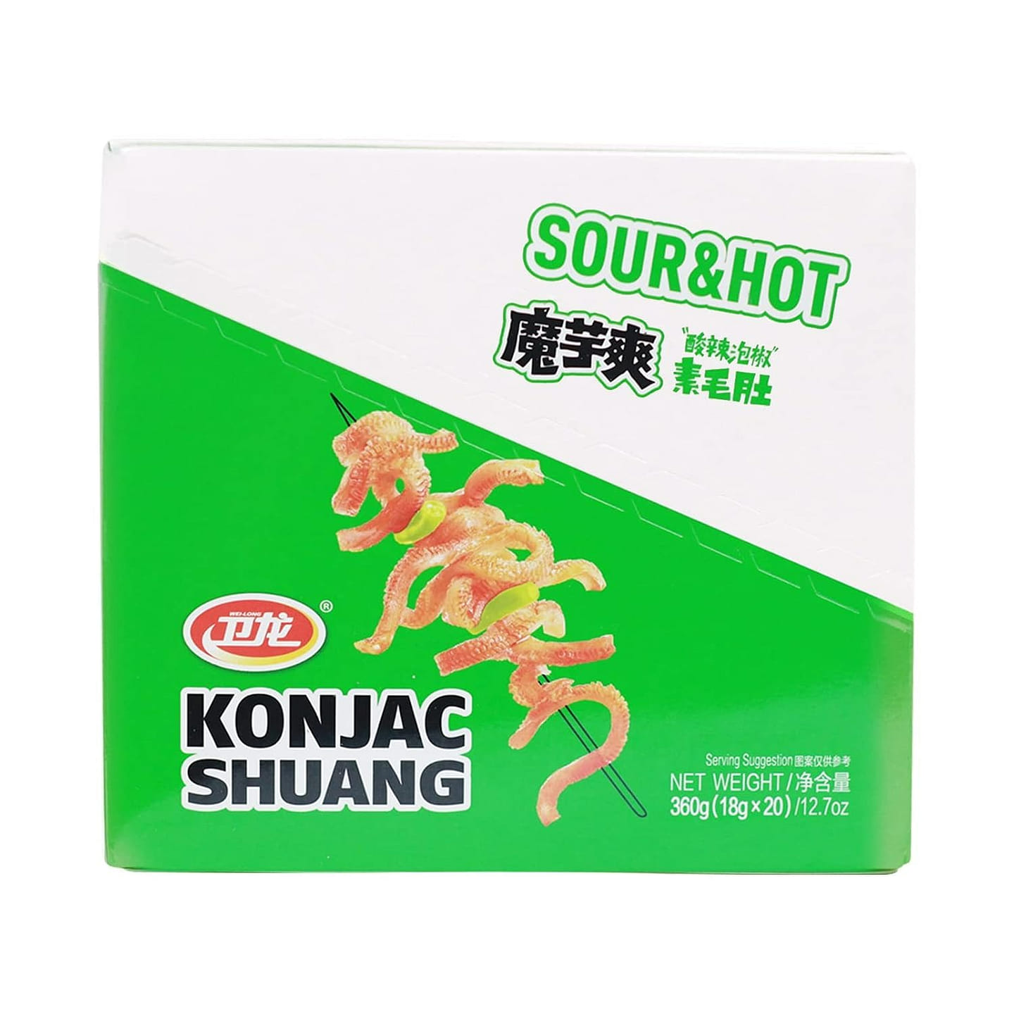 Weilong Latiao, Spicy Strip Konjac Snacks 1 each