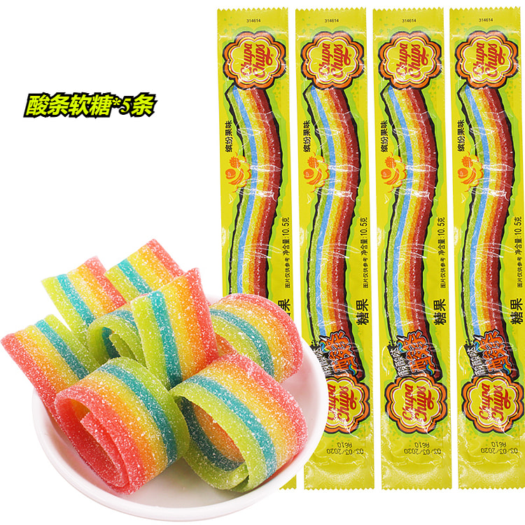 珍宝珠酸条糖果软糖10.5g*5条
