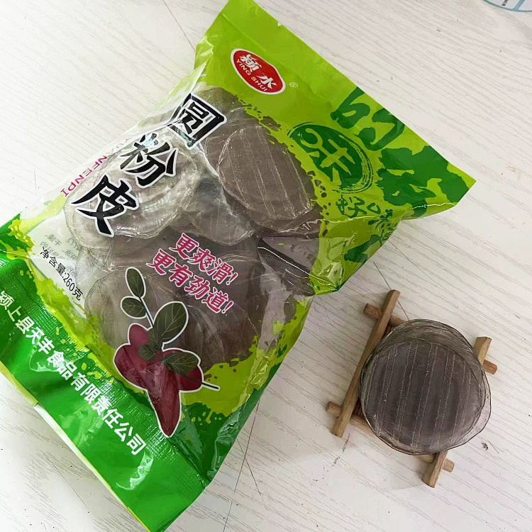 纯正宗红薯小粉皮手工安徽圆粉片*1袋