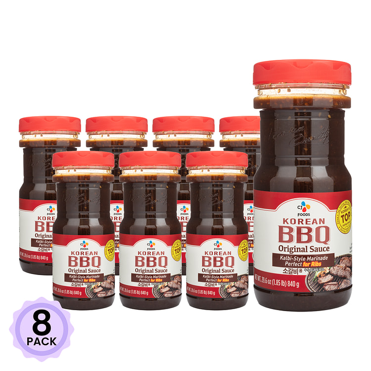 Sốt BBQ Hàn Quốc CJ Foods, Vị Nguyên Bản 840 g*8 pack