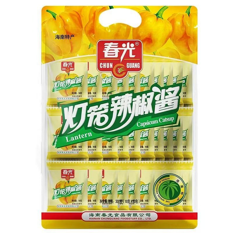 春光海南特产调味海南灯笼辣椒酱300g拌面椒辣椒 1 包