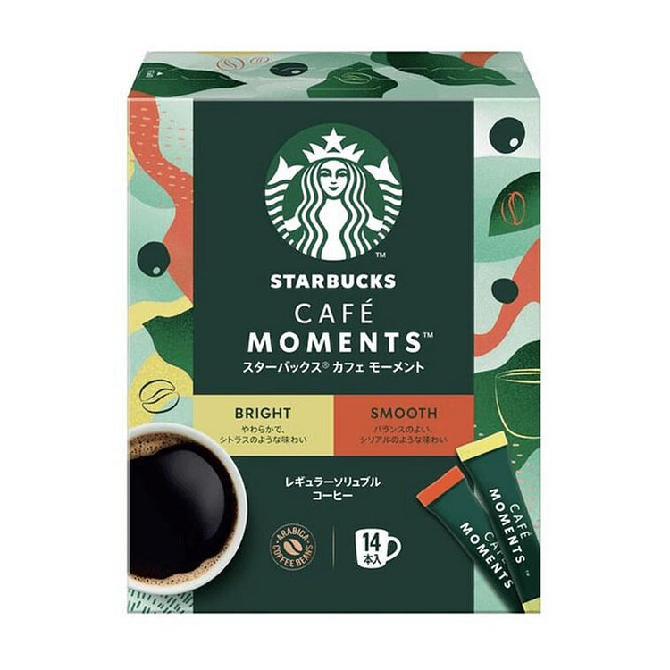 スターバックス カフェ モーメント スティックブラック アソート 1箱（14本入） 1 個