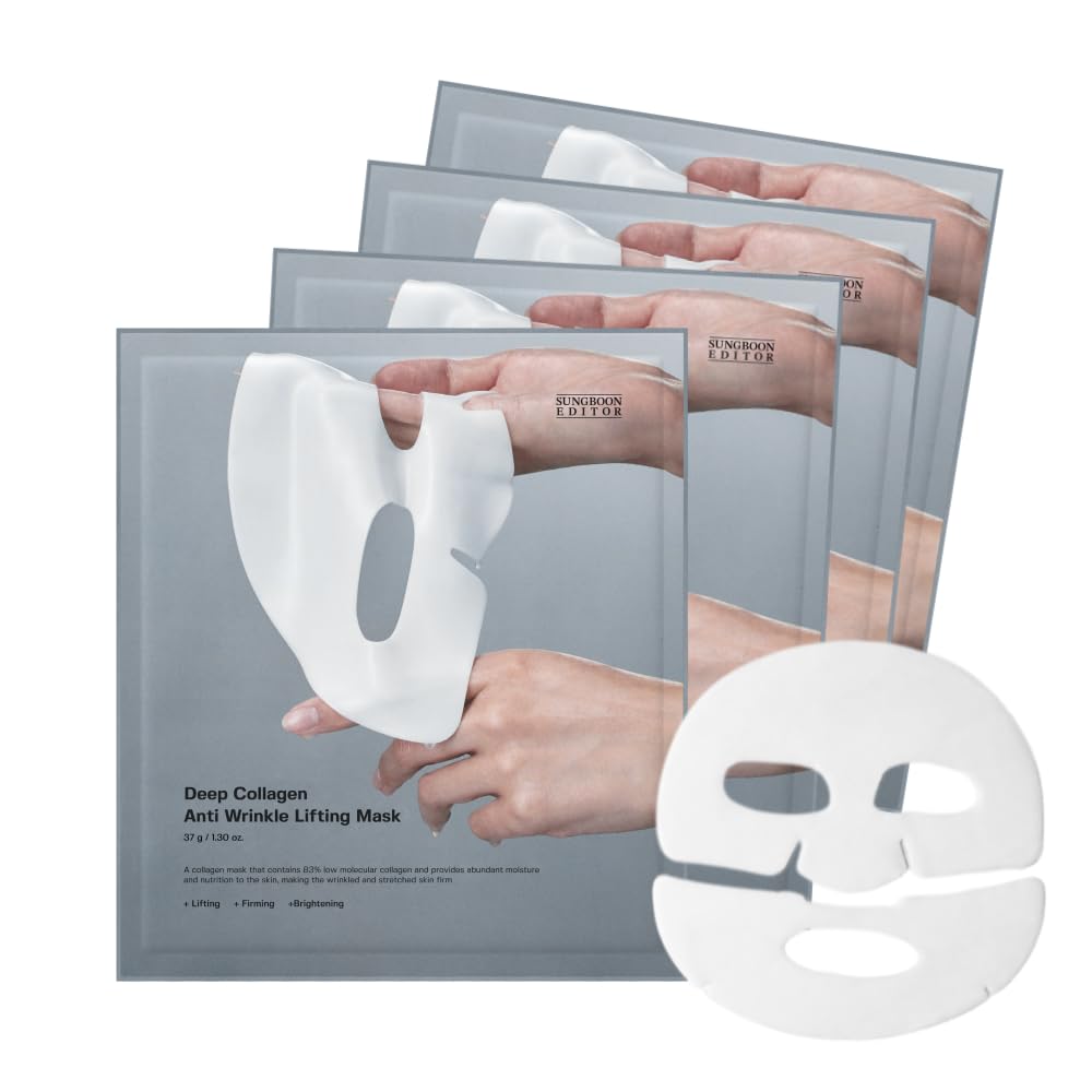 SUNGBOON EDITOR - Deep Collagen Anti-Wrinkle Lifting Mask 4-Pack 1 each