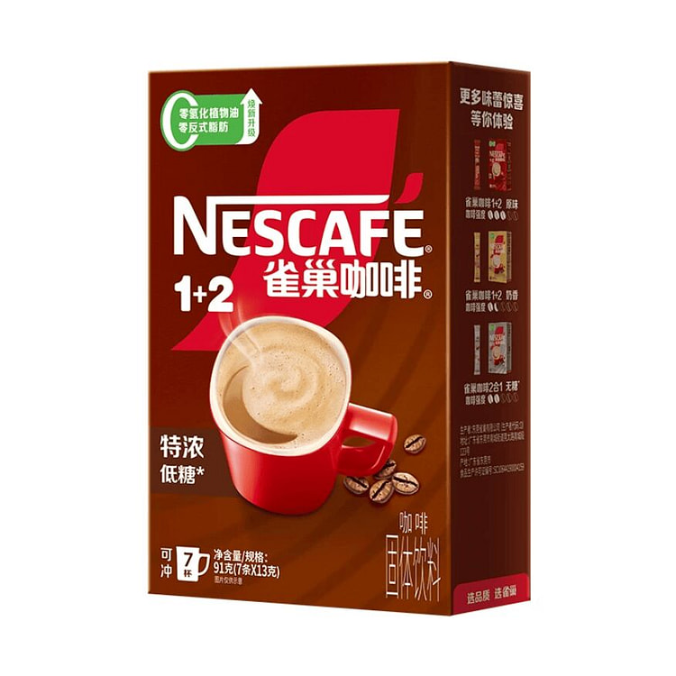 Nestle Coffee 1+2 Triple Strong Flavor, 105g, 7 105 g
