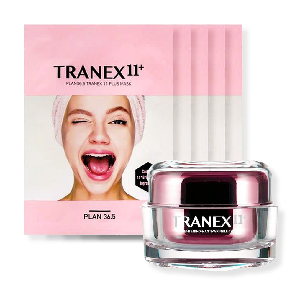 PLAN 36.5 【Value Set】 Tranex 11 Cream + Tranex 11 Plus Mask Brightening Set 54.99 box