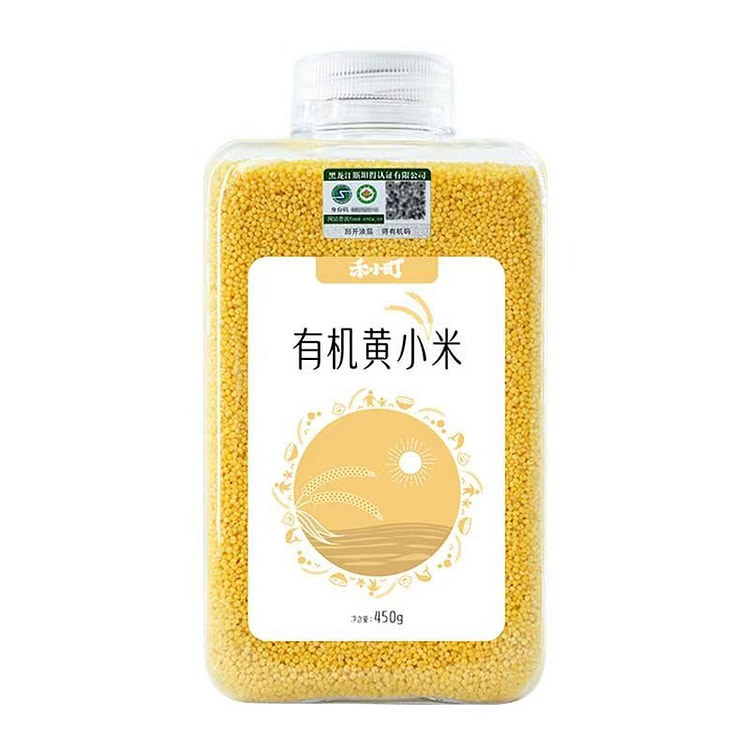Hexiaoding Organic Yellow Millet 450g 1 bottle