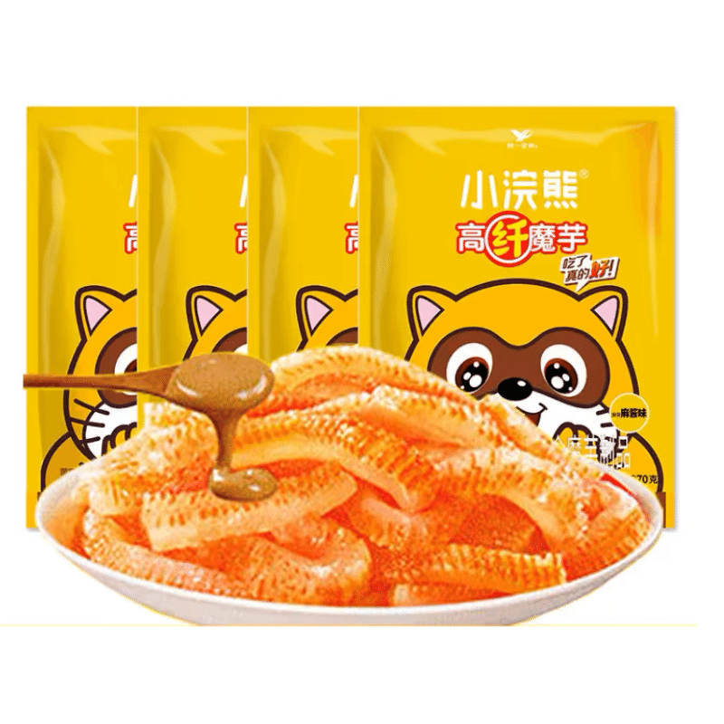 小浣熊 魔芋爽高纤魔芋素毛肚麻酱味1袋 270 克