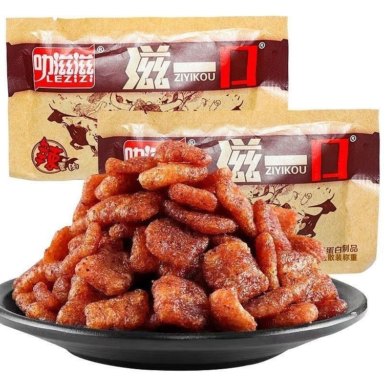 叻滋滋滋香菇肥牛素肉韩式素牛肉香菇小包装肥牛零食 15 克*10 包