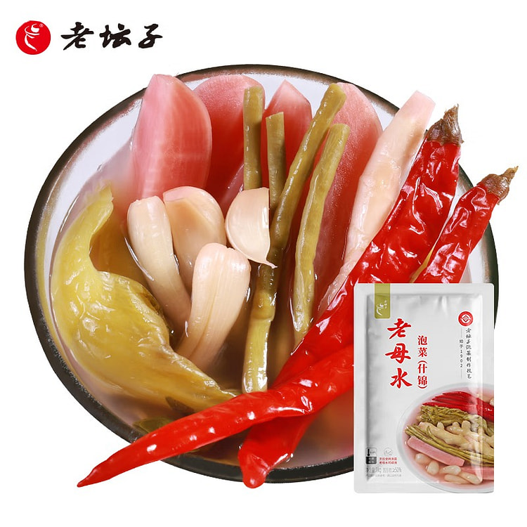 老坛子 老母水泡菜1kg 四川什锦泡菜烹饪菜酸辣泡菜下饭菜川菜