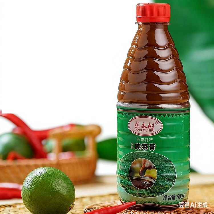 朗木树 傣味腌菜膏1瓶 云南特产 500 克