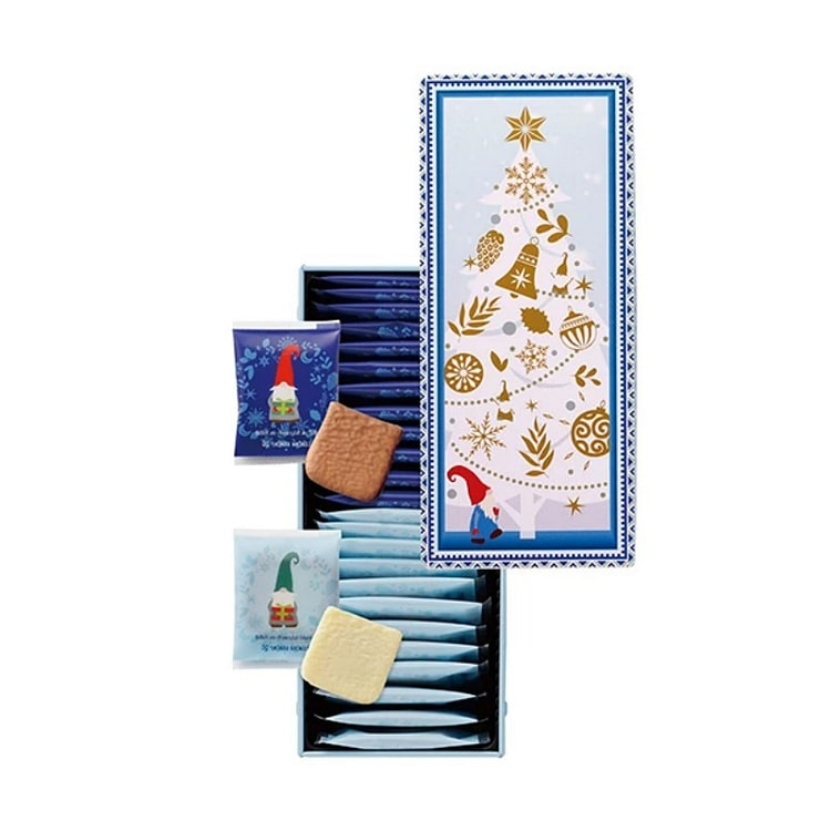 2024 Christmas Limited Chocolate Brown Chocolate Olay Flavored Biscuit24 Pi