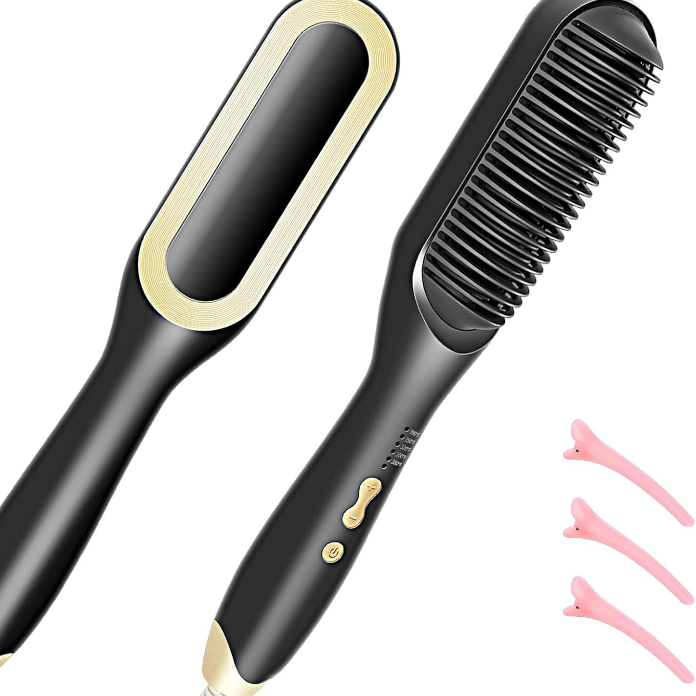 Hair Straightener BrushIonic Hair Brush Straighter 1 each
