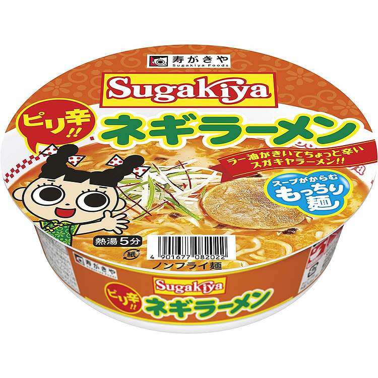 面条 拉面 猪骨葱油面 SUGAKIYA 102g