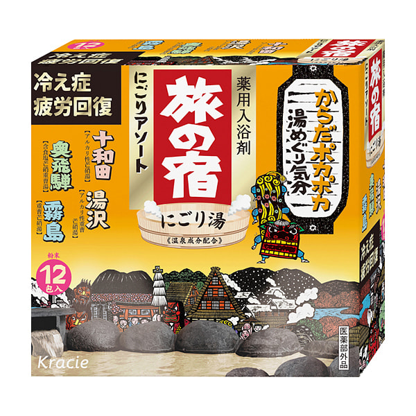 KRACIE Ryokan-Style Hot Spring Bath Salts 12pcs 1 each