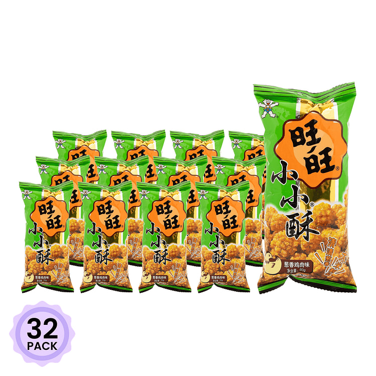 旺旺 小小酥 葱香鸡肉味 60 克*32 包
