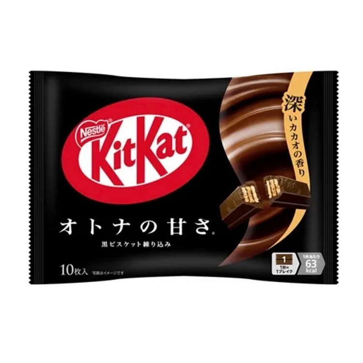 KitKat 迷你成人甜味巧克力 10枚入 1袋 1 盒