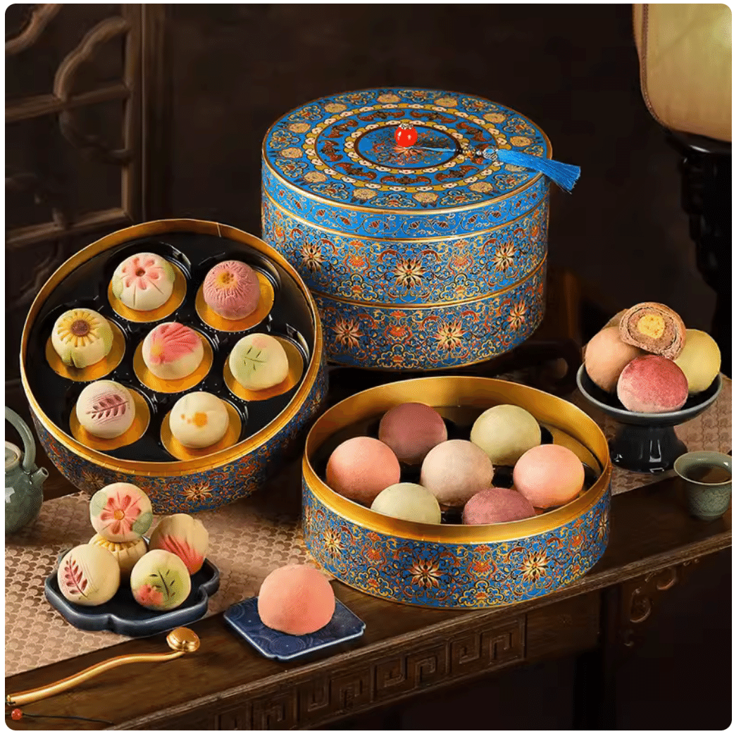 Chinese Palace | Jingshang Tianhua Moon Cake 2 Layers Gift Box 805 g