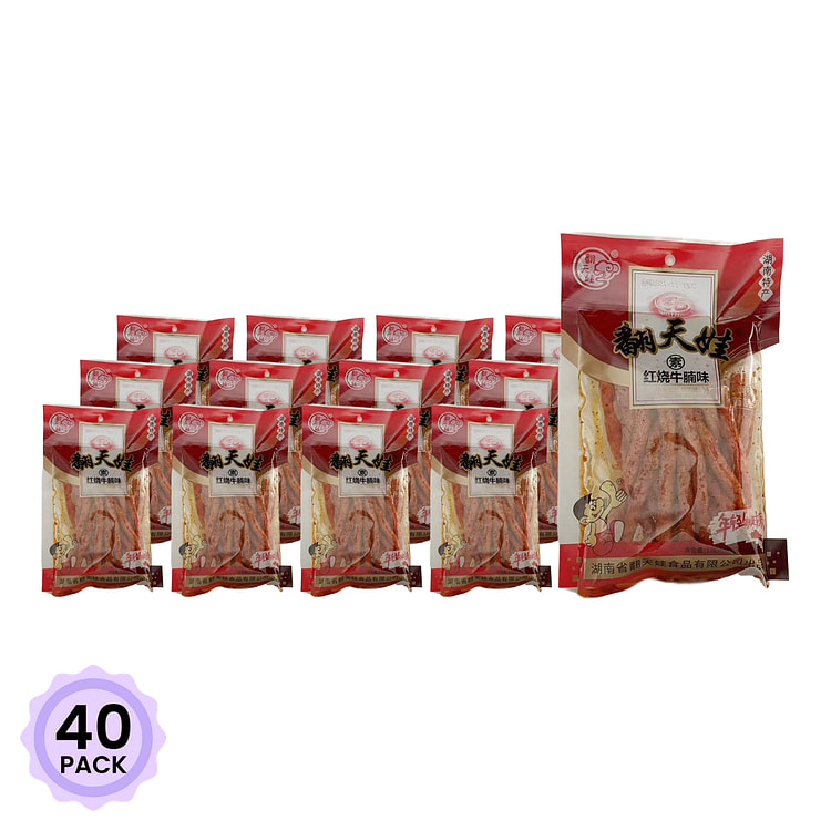 翻天娃 辣条 红烧牛腩味 136 克*40 包
