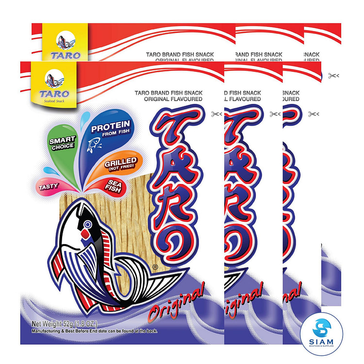 (6-ถุง) ปลาสวรรค์ ตราทาโร รสดั้งเดิม 52 กรัม