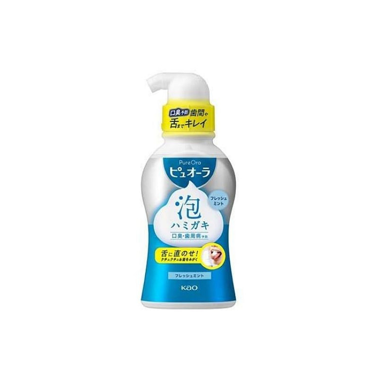 花王 PureOra 泡沫型液体牙膏 蓝色薄荷