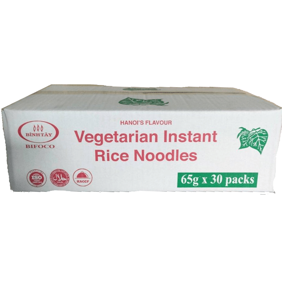 Binh Tay Pho Chay Vegetarian Instant Rice Noodles pack of 30 1 each