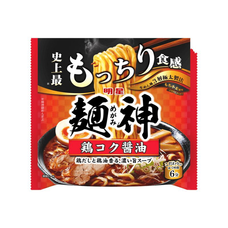 明星 面神 极味鸡汤 酱油拉面泡面 1人份 1 包