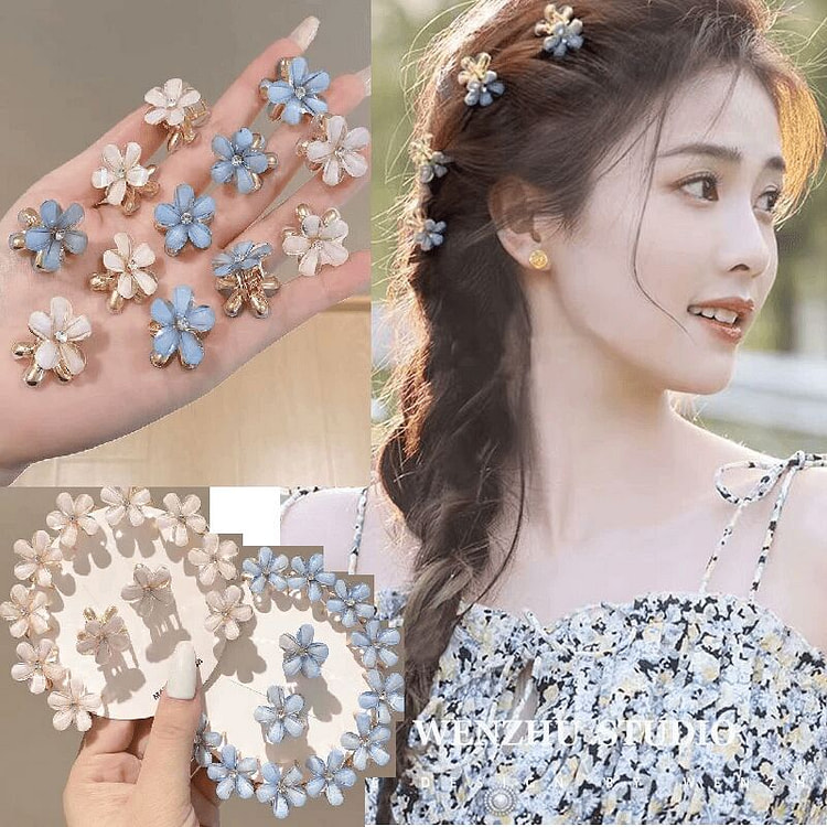 山茶花迷你小抓夹【12个】每款3个 10 克