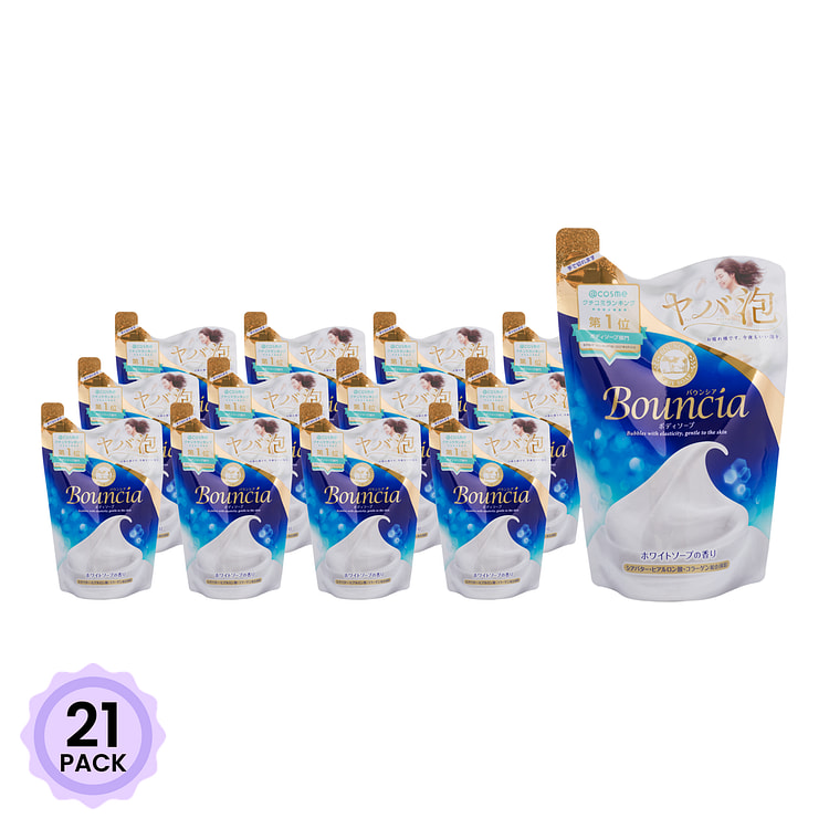 Bounica 牛乳沐浴露补充装 360 毫升*21 包