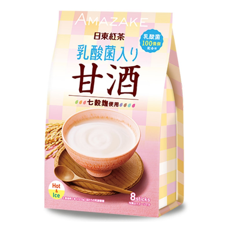 Nitto Tea Amazake with Lactic Acid Bacteria 8pcs 1 pack