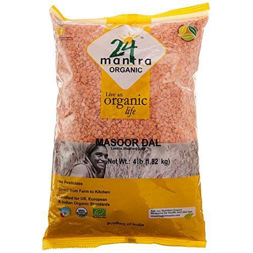 Mantra Organic Masoor Dal Organic 4 lb