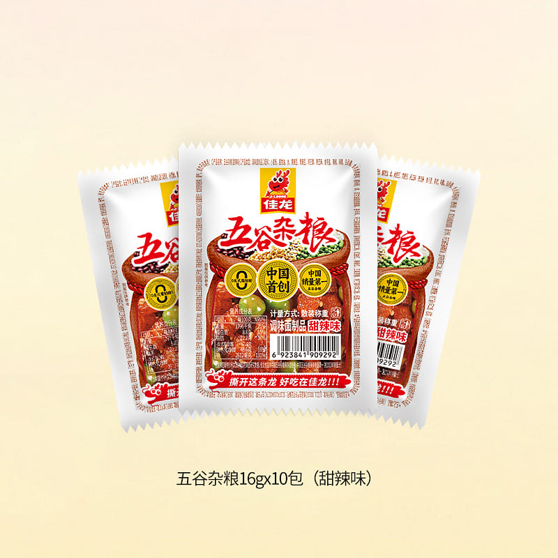 佳龙五谷杂粮辣条甜辣味16g*10袋 160 克